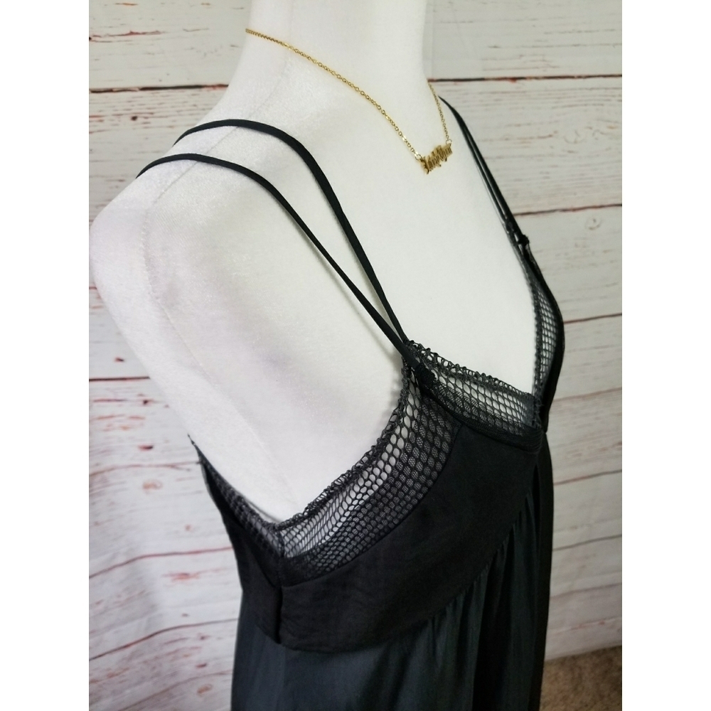 ZARA // edgy layered mesh silky dress - Picture 12 of 15